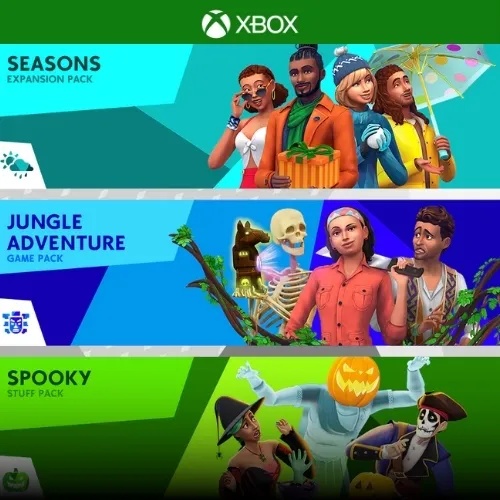 The Sims 4 Özel Paket 2 (Seasons, Jungle Adventure, Spooky Stuff)